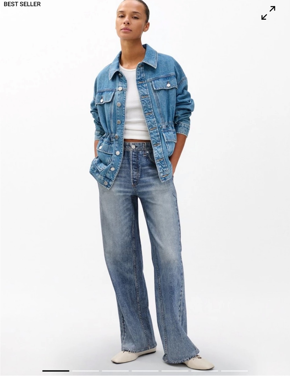 rag & bone "Petra" Miramar Terry Wide Leg Pants in a size M NWT. $198 new 0055 - Picture 4 of 4